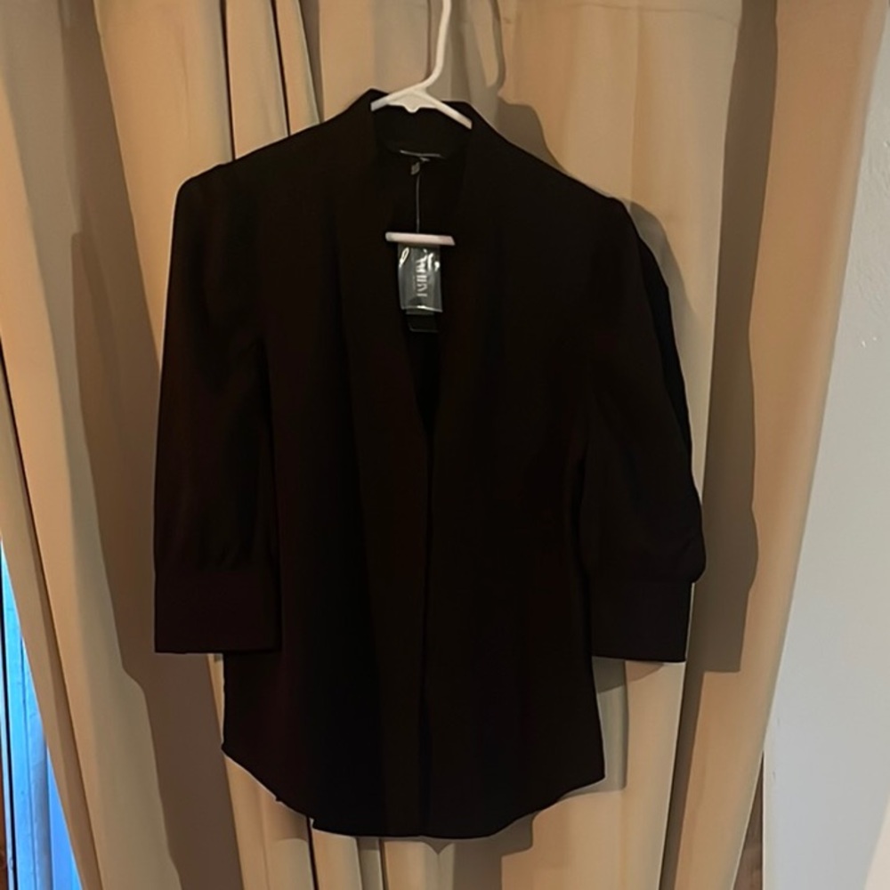 Black Blouse with 3/4 Sleeves